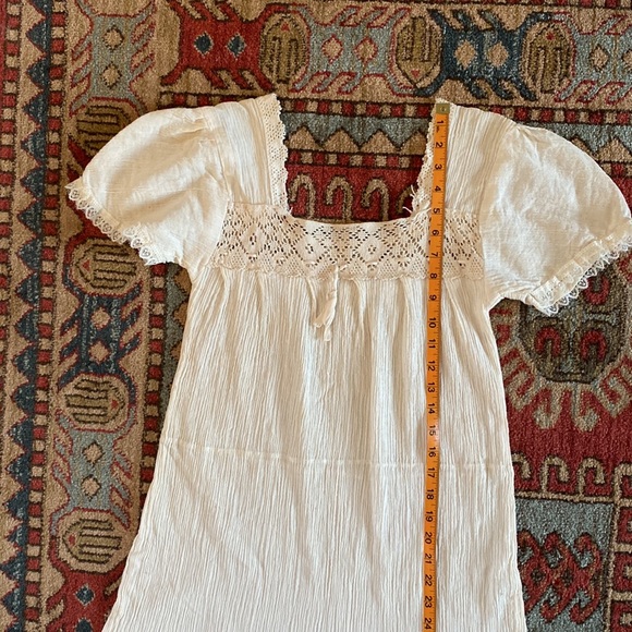 Vintage Crinkle Gauze Boho Prairie Dress 🌾 - Picture 7 of 10